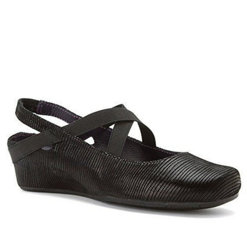 Vaneli Marjory Women's Slingback Slip-On Leather Wedge Shoes Size 9N
